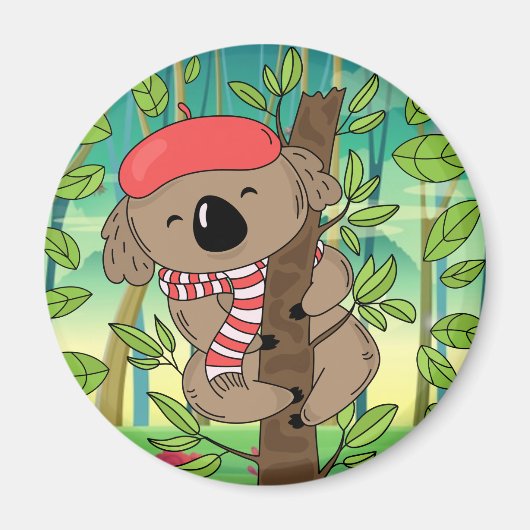 Niedlicher Koala-Bär Magnet (Vorne)