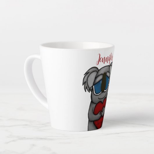 Niedlicher Koala-Bär Milchtasse (Linke Ecke)