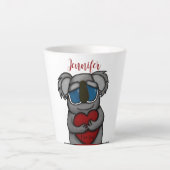 Niedlicher Koala-Bär Milchtasse (Vorderseite)
