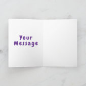 Niedlicher Koala-Bär mit Blätter Cartoon-Abbildung Karte (Innenseite)