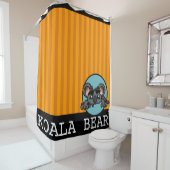 NIEDLICHER KOALA-BAR MIT STRIPE-DUSCHE DUSCHVORHANG (Beispiel)