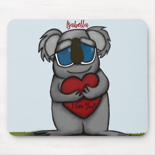 Niedlicher Koala-Bär Mousepad (Vorne)