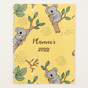Niedlicher Koala Bär Personalisierter Planer
