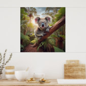Niedlicher Koala-Bär Poster (Küche)