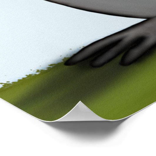 Niedlicher Koala-Bär Poster (Ecke)