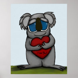 Niedlicher Koala-Bär Poster