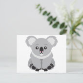 Niedlicher Koala-Bär Postkarte (Stehend Vorderseite)