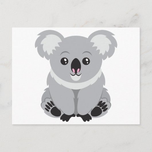 Niedlicher Koala-Bär Postkarte (Vorderseite)
