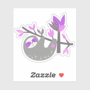 Niedlicher Koala Bär Rosa Grau Bambus Laptop Aufkleber