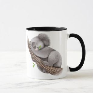 Niedlicher Koala-Bär Schlafen Tasse