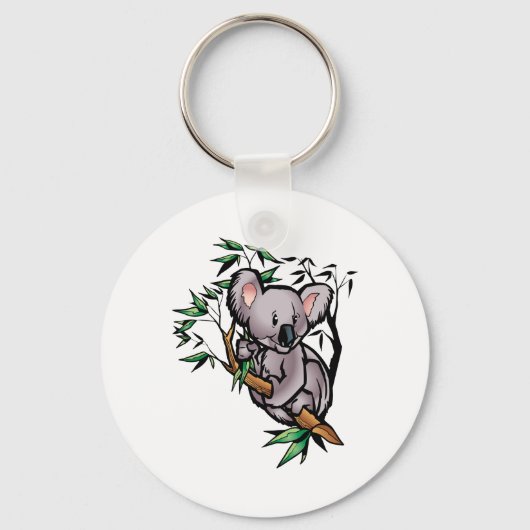 Niedlicher Koala-Bär Schlüsselanhänger (Vorderseite)
