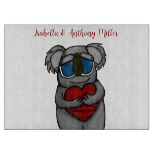 Niedlicher Koala-Bär Schneidebrett
