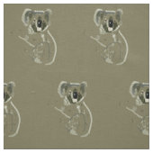 Niedlicher Koala-Bär Stoff (Muster)