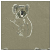 Niedlicher Koala-Bär Stoff (Nahaufnahme)