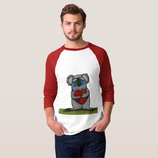 Niedlicher Koala-Bär T-Shirt (Vorne ganz)