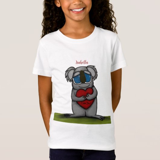Niedlicher Koala-Bär T-Shirt (Vorderseite)