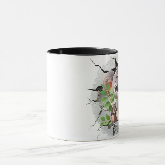 Niedlicher Koala-Bär Tasse (Zentrum)