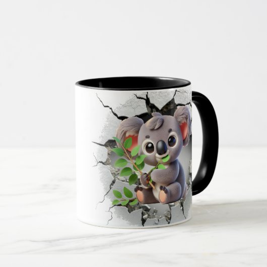 Niedlicher Koala-Bär Tasse (VorderseiteRechts)