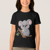 Niedlicher Koala-Bär Tri-Blend Shirt (Vorderseite)