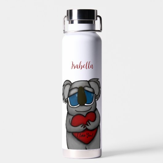 Niedlicher Koala-Bär Trinkflasche (Rückseite)