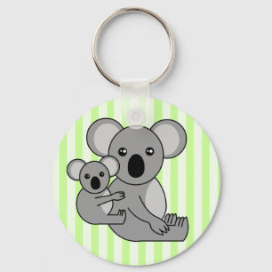 Niedlicher Koala-Bär und Baby Schlüsselanhänger
