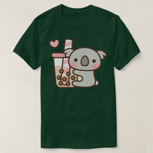 Niedlicher Koala-Bär und Bubble Tee (Design vorne)