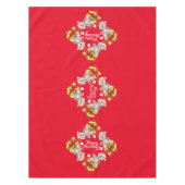 Niedlicher Koala Bär und Geschenke rote Tischdecke (Vorderseite)