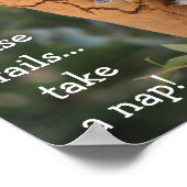 Niedlicher Koala-Bär, wenn alle anderen ein Nicker Poster (Ecke)