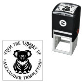 Niedlicher Koala Bear Australia Bibliotheksname Permastempel (Beispiel)