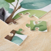 Niedlicher Koala Bear Wasserfarbe Personalisiert Puzzle (Seite)
