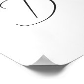 Niedlicher Koala boho grüner Eukalyptus Begrüßungs Poster (Ecke)