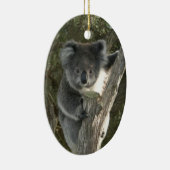 Niedlicher Koala, der einen Baum klettert Keramikornament (Rechts)