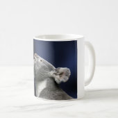 Niedlicher Koala, der oben im Wunder schaut Kaffeetasse (VorderseiteRechts)