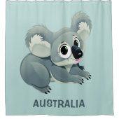 Niedlicher Koala-Duschvorhang Duschvorhang (Vorderseite)