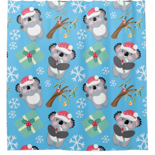 Niedlicher Koala-Duschvorhang Duschvorhang (Vorderseite)