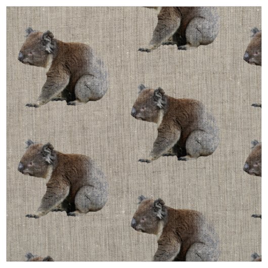 Niedlicher Koala-Foto-Druck Stoff (Muster)