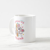 Niedlicher Koala Freundschaft Valentinstag Kaffeetasse (Vorderseite Links)