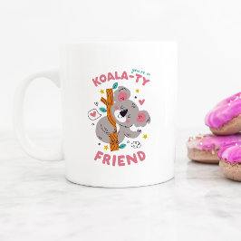 Niedlicher Koala Freundschaft Valentinstag Kaffeetasse