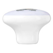 Niedlicher Koala in einem schwarzen Top Hat Keramikknauf (Seitenansicht)