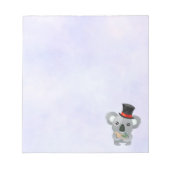 Niedlicher Koala in einem schwarzen Top Hat Notizblock (Vorderseite)