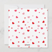 Niedlicher Koala Kids Valentinstag Feiertagskarte (Rückseite)