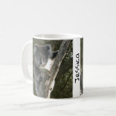 Niedlicher Koala Klettern einer Baumkaffee-Tasse Kaffeetasse (Vorderseite Links)