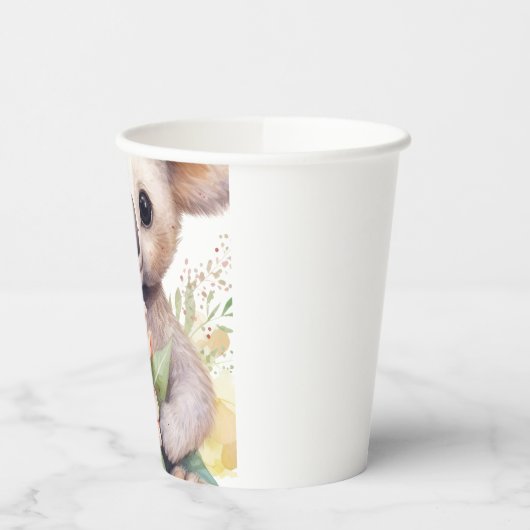 Niedlicher Koala-Papierbecher Pappbecher (Links)