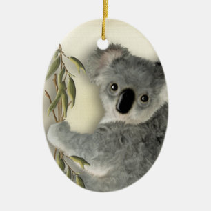 Niedlicher Koala personalisiert Keramikornament