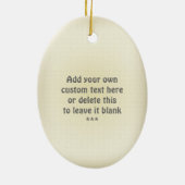 Niedlicher Koala personalisiert Keramikornament (Hinten)