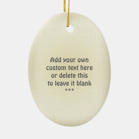 Niedlicher Koala personalisiert Keramikornament (Hinten)