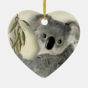 Niedlicher Koala personalisiert Keramikornament