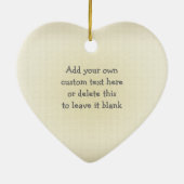 Niedlicher Koala personalisiert Keramikornament (Hinten)