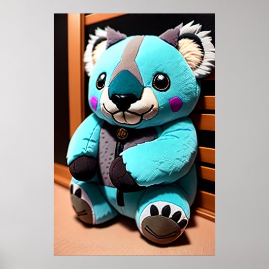 Niedlicher Koala-Plüsch | Art der AI Poster (Vorne)