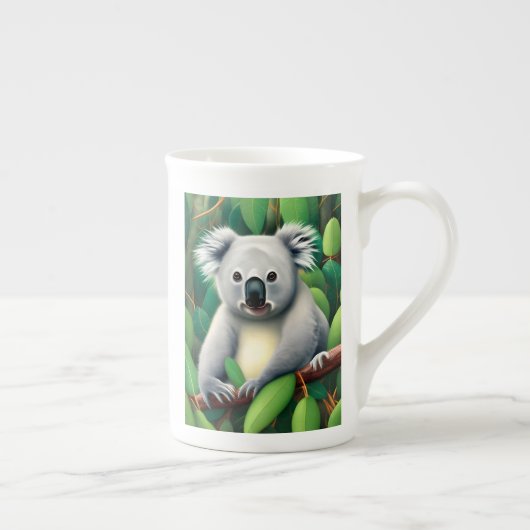 Niedlicher Koala Porzellantasse (Rechts)